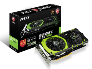 MSI GTX 960 100 Million Edition MSI GTX 960 100 Million Edition