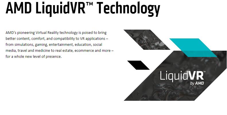 AMD LiquidVR AMD LiquidVR