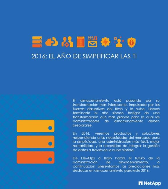 Predicciones NetApp 2016