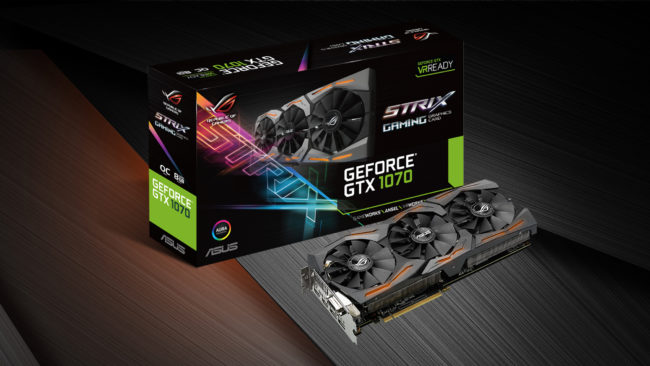 (A) ASUS STRIX GTX 1070 DISPONIBLE