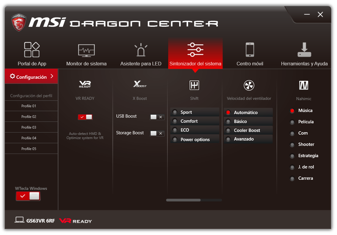 MSI GS63VR Stealth Pro