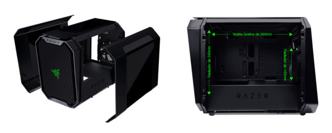 Antec Cube Razer Interior Medidas Radiador Grafica