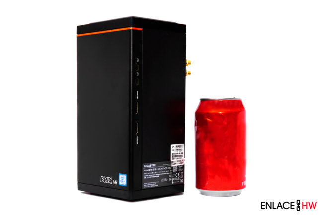 Gigabyte BRIX Gaming VR Tamaño