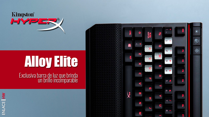 Teclado Kingston HyperX Alloy Elite