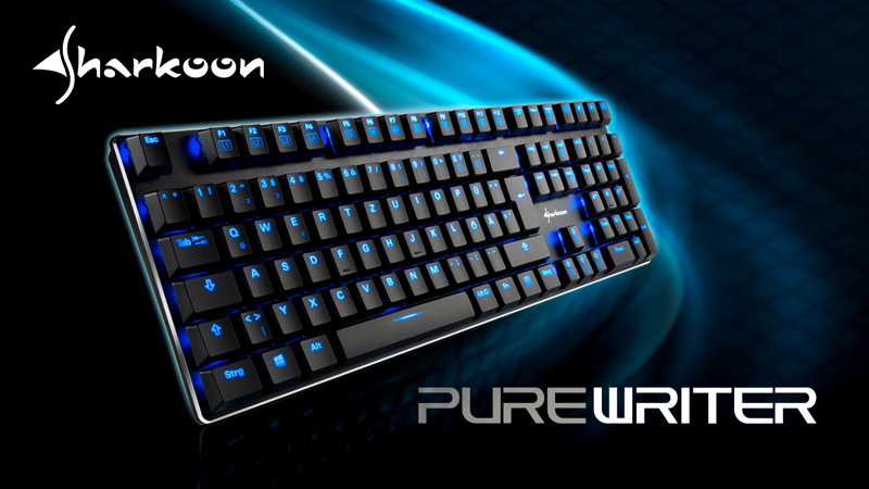 Teclado Mecánico de bajo perfil Sharkoon PureWriter con bloque numérico