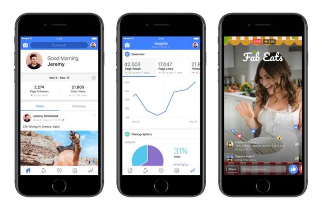 Facebook lanza Facebook Creator para la comunidad de creadores