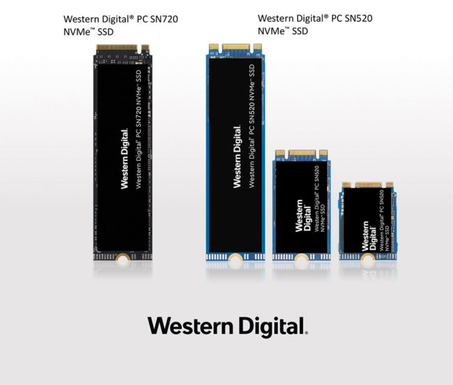 Western Digital PC SN720 y PC SN520