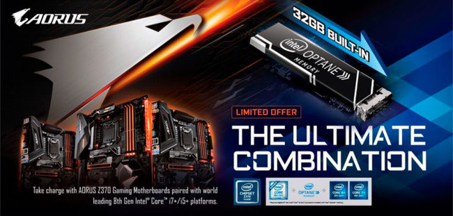 Aorus Z370 Intel Optane 