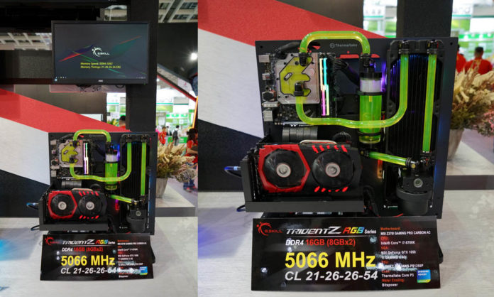 GSkill 5066MHz Computex 2018 GSkill 5066MHz Computex 2018