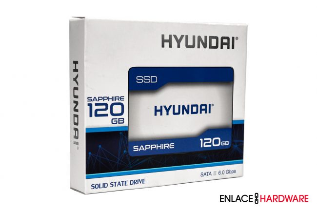 SSD Hyundai Sapphire 120GB Empaque Frente