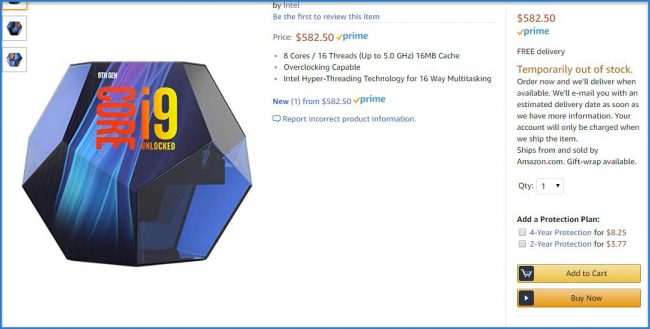 Intel Core i9-9900K