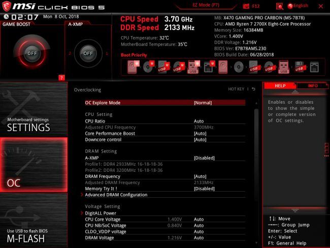 MSI X470 Gaming Pro Carbon Review
