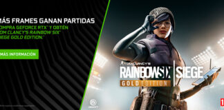 Compra Nvidia RTX y recibe Rainbow Six Siege Gold Edition