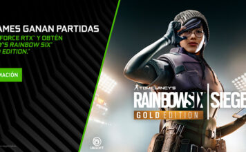 Compra Nvidia RTX y recibe Rainbow Six Siege Gold Edition
